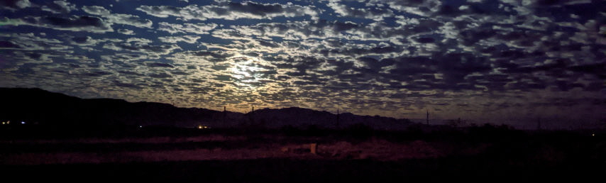 A sunrise at Dave's house