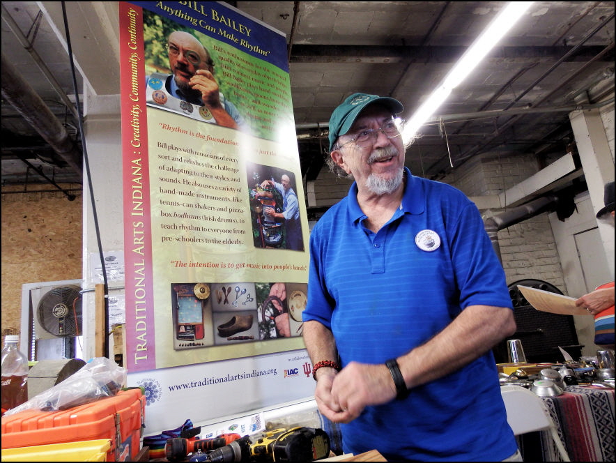 Bill Bailey in the washboard factory.