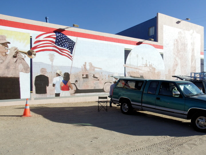 Desert Cycle Works - east wall