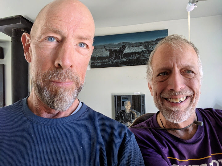 Dave (left) and me.